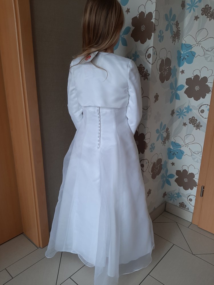 Kommunionkleid - Größe 128 - von Emmerling - 3-teilig - NEU mit Etikett