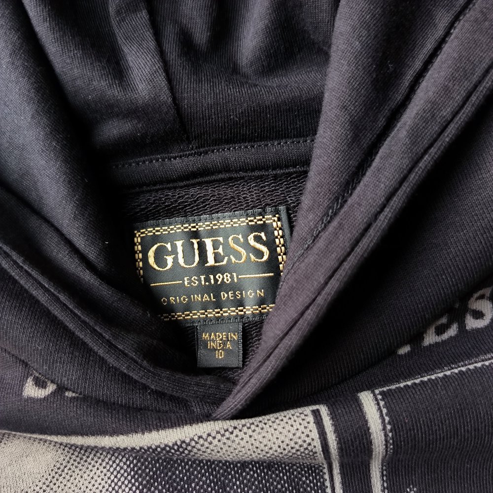 Kleid - Größe 140 - von GUESS - top Zustand - schwarz / gold