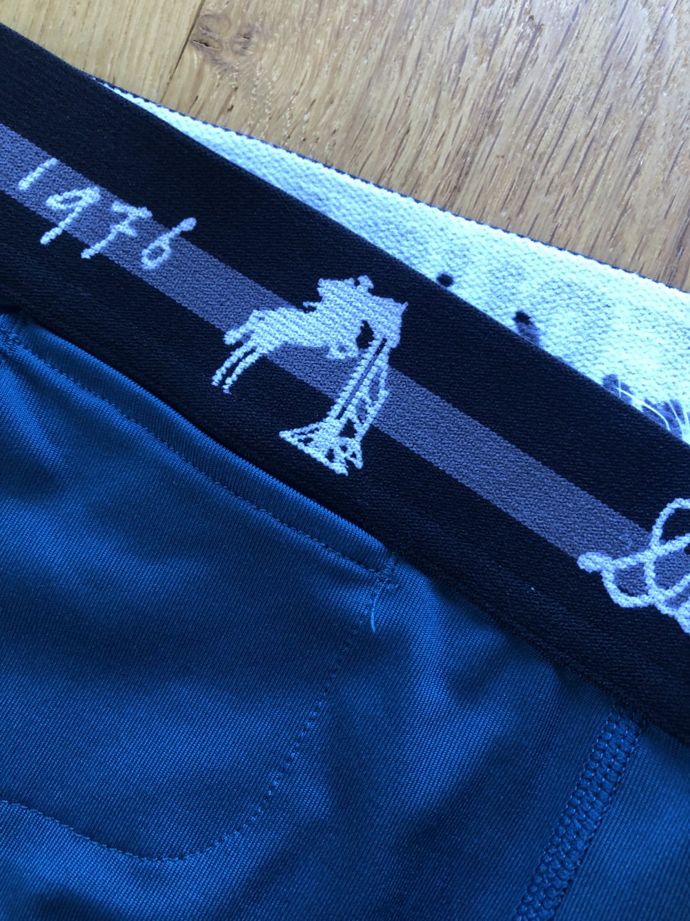 Legging im Reiterlook Grösse 146-152 top petrolfarben