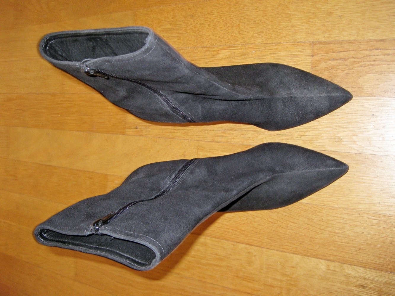 Buffalo Stiefeletten schwarz spitz Stiletto Wildleder 40