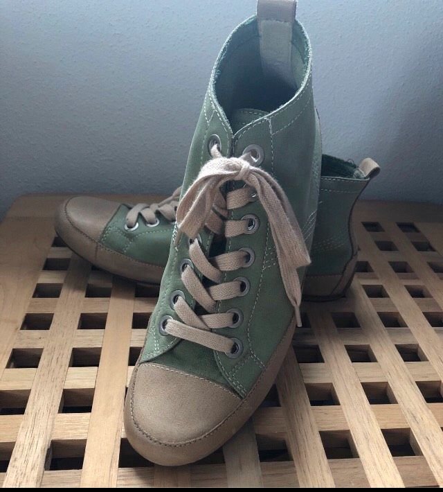 Leder Sneaker Tamaris mintgrün pastell 39