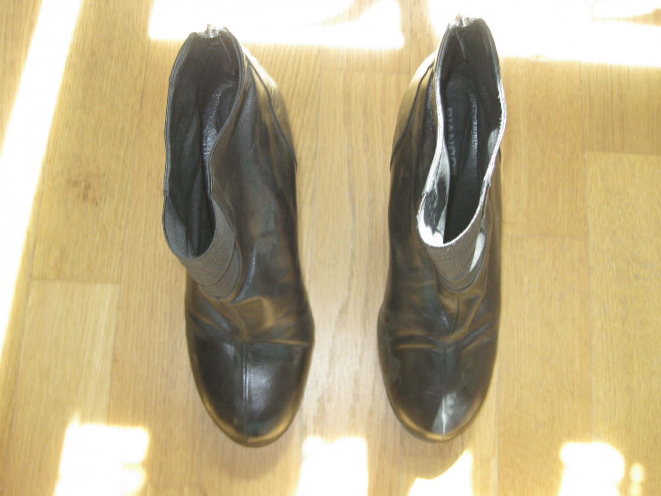 Wedge Stiefeletten Keilabsatz sexy 40