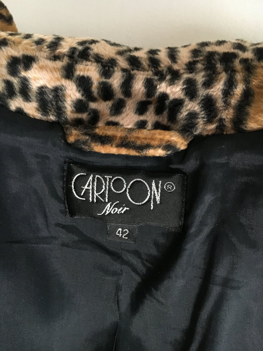 Fake-Fur Blazermantel