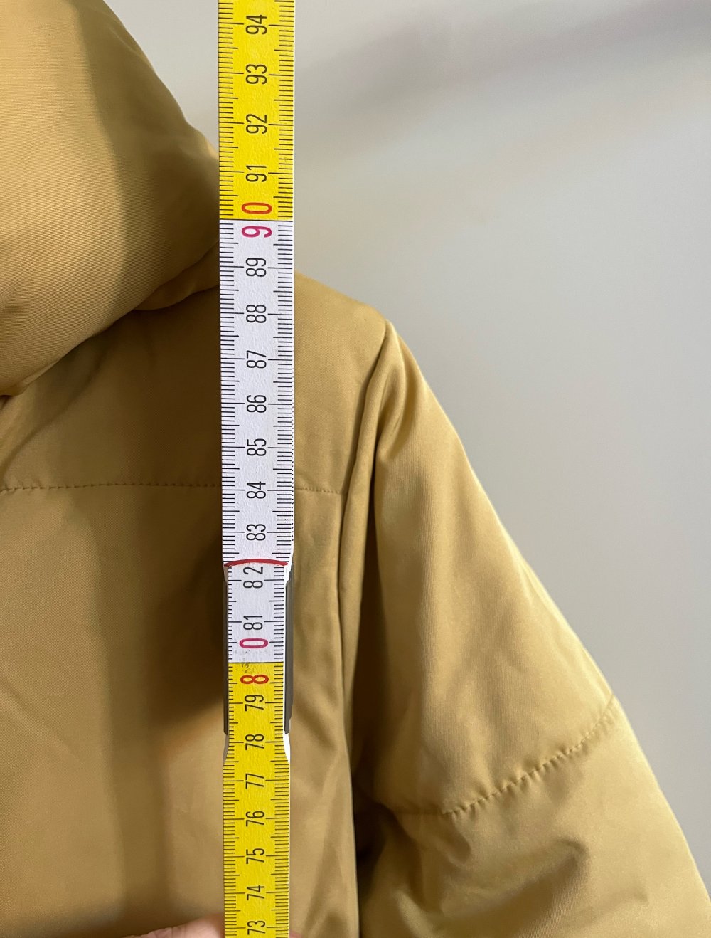 Senfgelber Kurzmantel gefüttert, Gr. 36 von Reserved