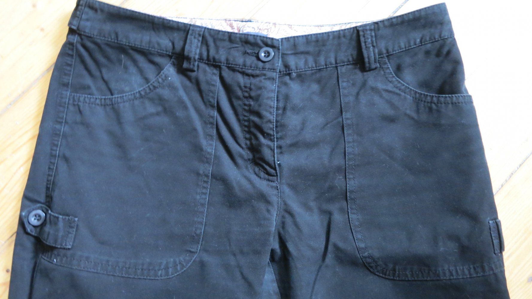 Jake*s Schwarze Damen-Stoffhose - Größe 38 –