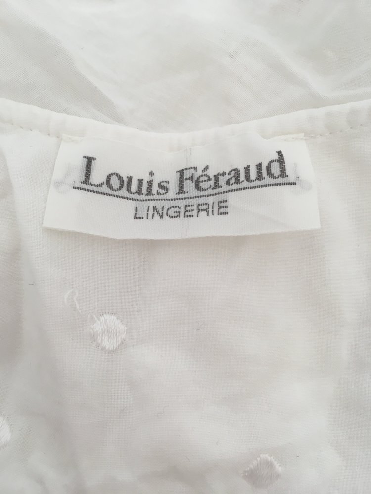 Louis Féraud - Lingerie - Morgenmantel / Mantel / Robe, 100 % Baumwolle - Gr. 38 / M
