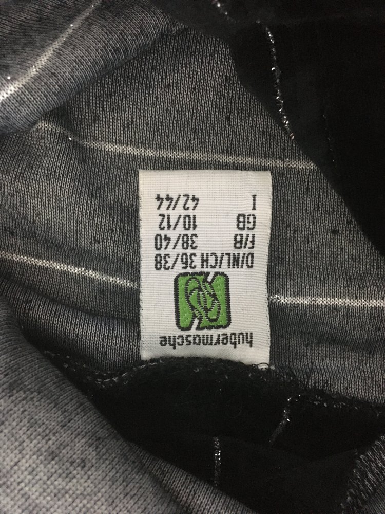 NEU - Hubermasche kuscheliger Pullover mit Rollkragen, gestreift samt - blau weiß - Gr. S / 36