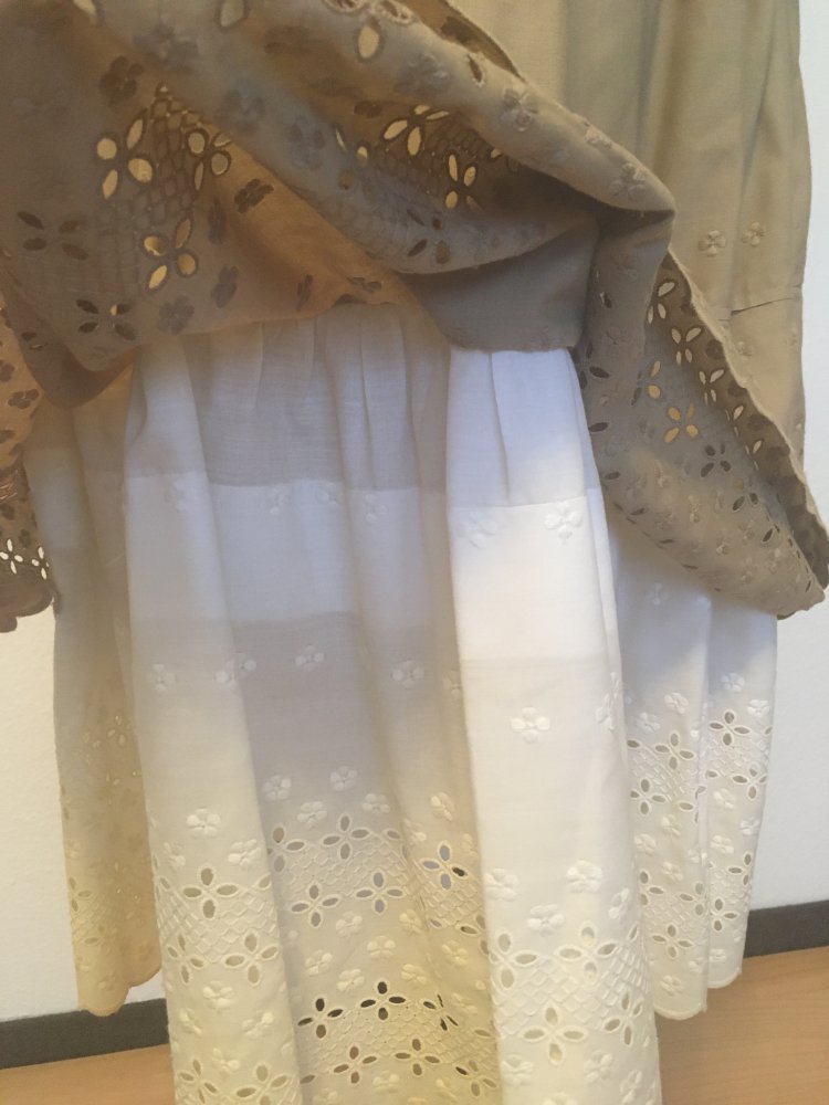 Vintage Rock - Collection Clasen, beige weiß - Gr. 36 / S