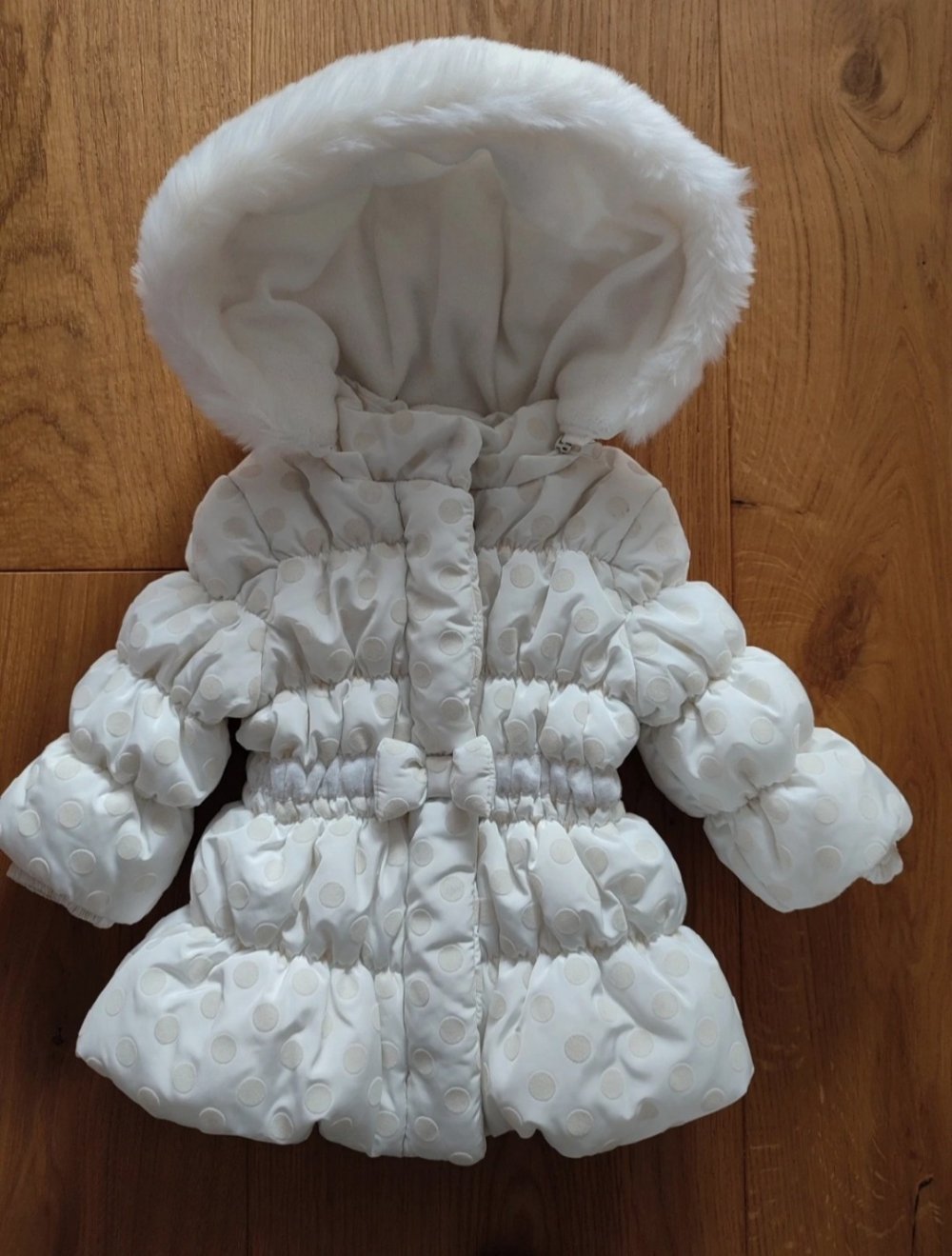 Taufjacke Winterjacke weiß