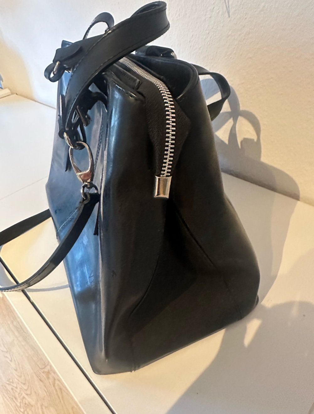 Schwarz office tote Bürotasche