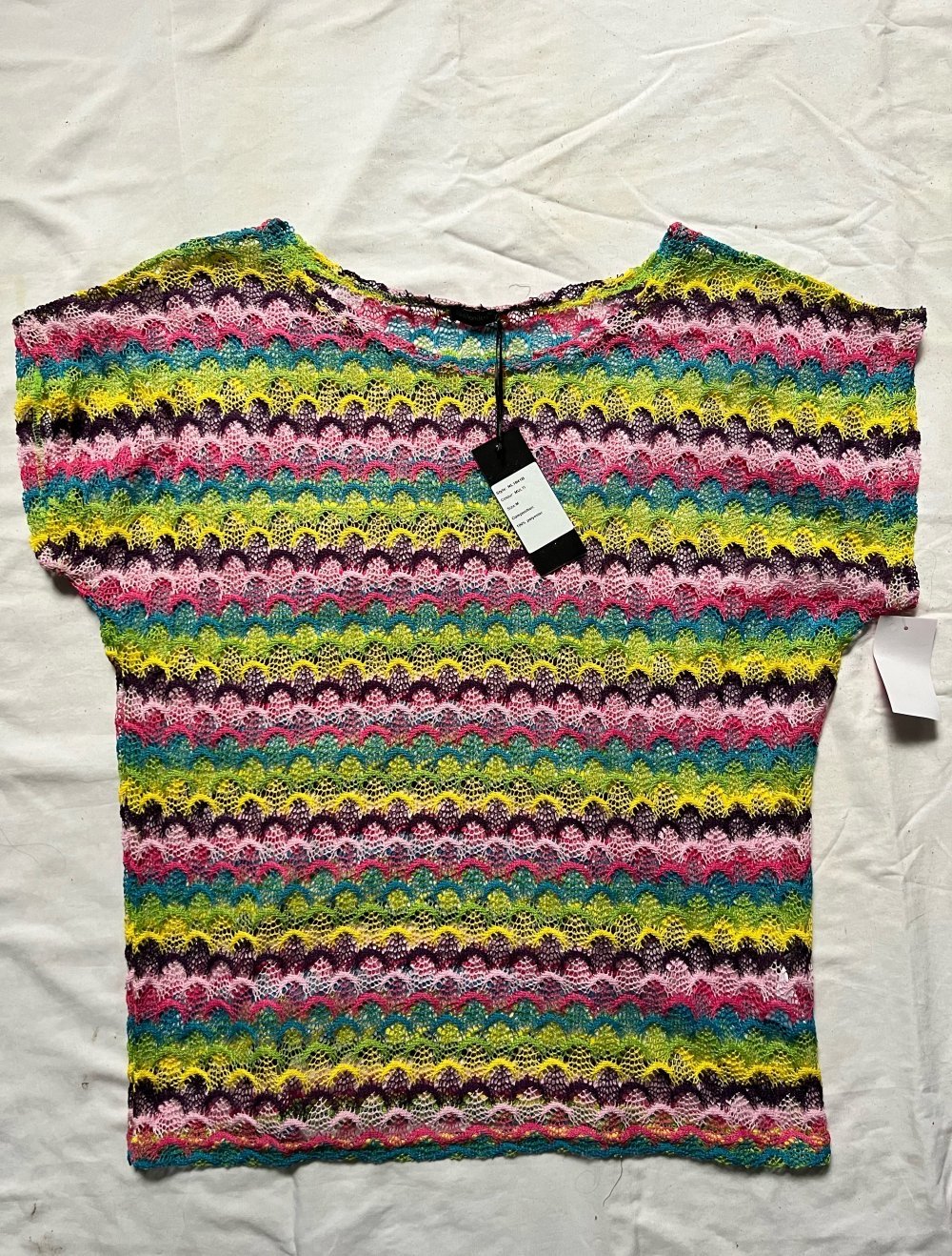 Bunte durchsichtige Bluse