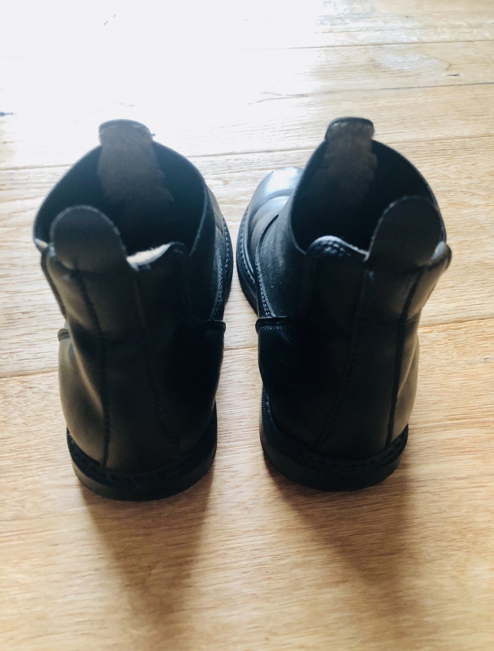 Decathlon halbhohe Reiterstiefel Leder Größe 30