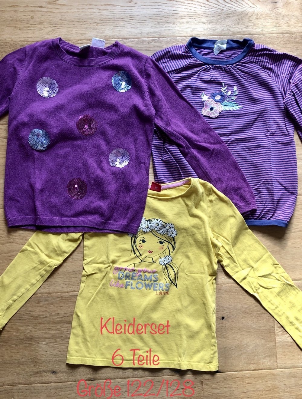 Kleidungspaket 6 Teile Größe 122/128