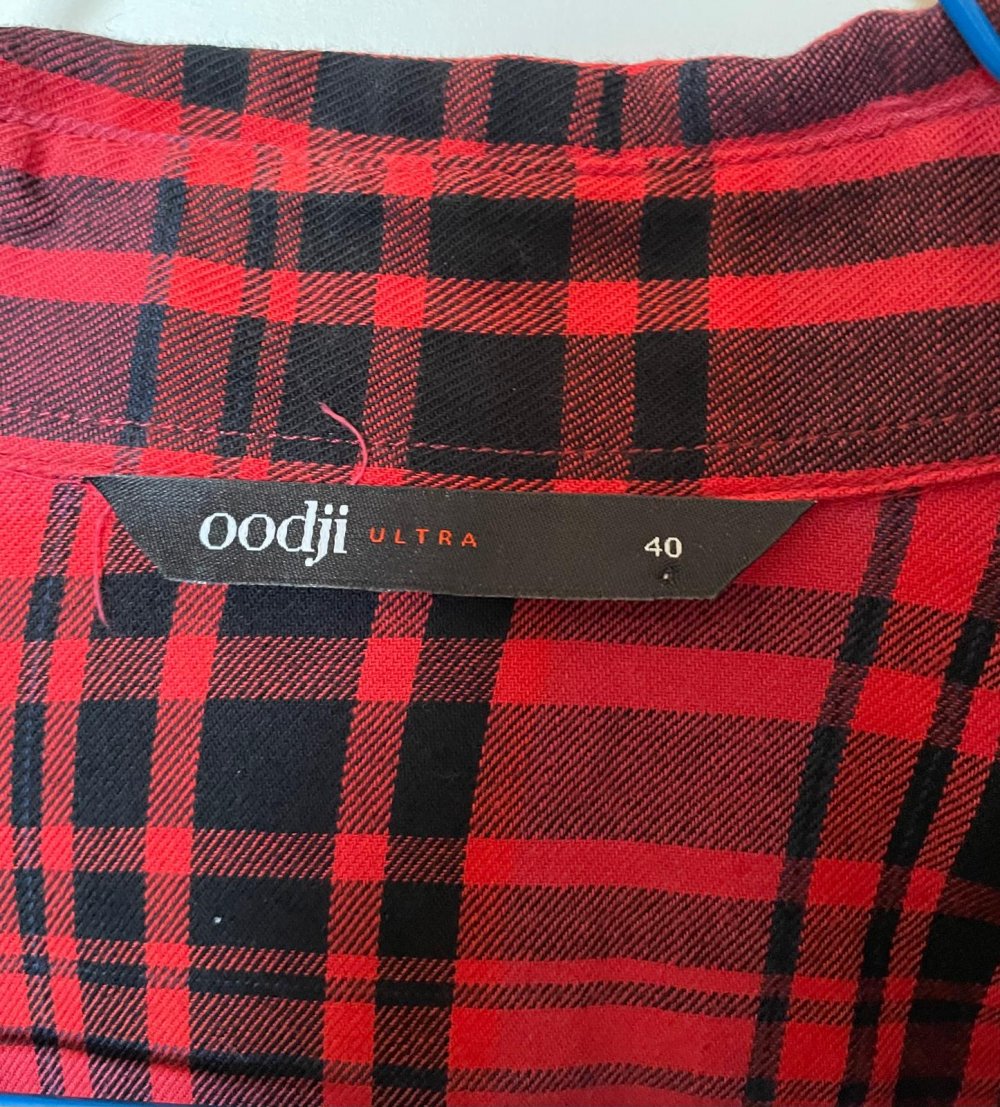 Hemd rot-schwarz kariert