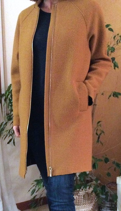 Stefanel Mantel 100% Wolle Größe M