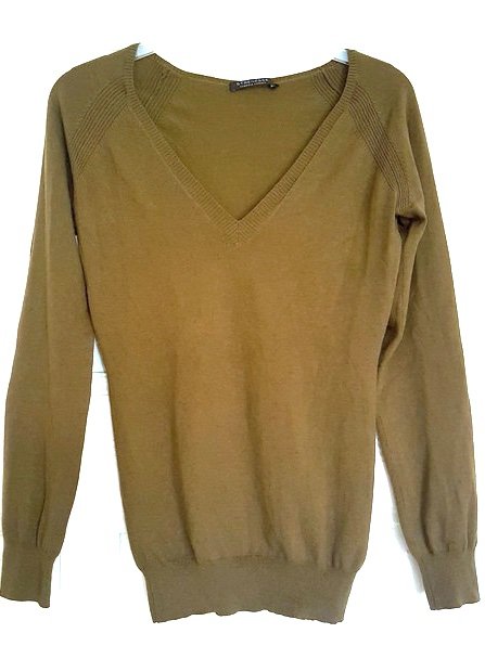 Strenesse Pullover in Grün Gr. 36 Seide Kaschmir Wolle