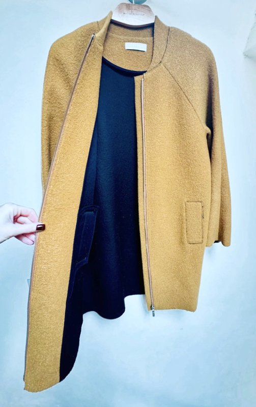 Stefanel Mantel 100% Wolle Größe M