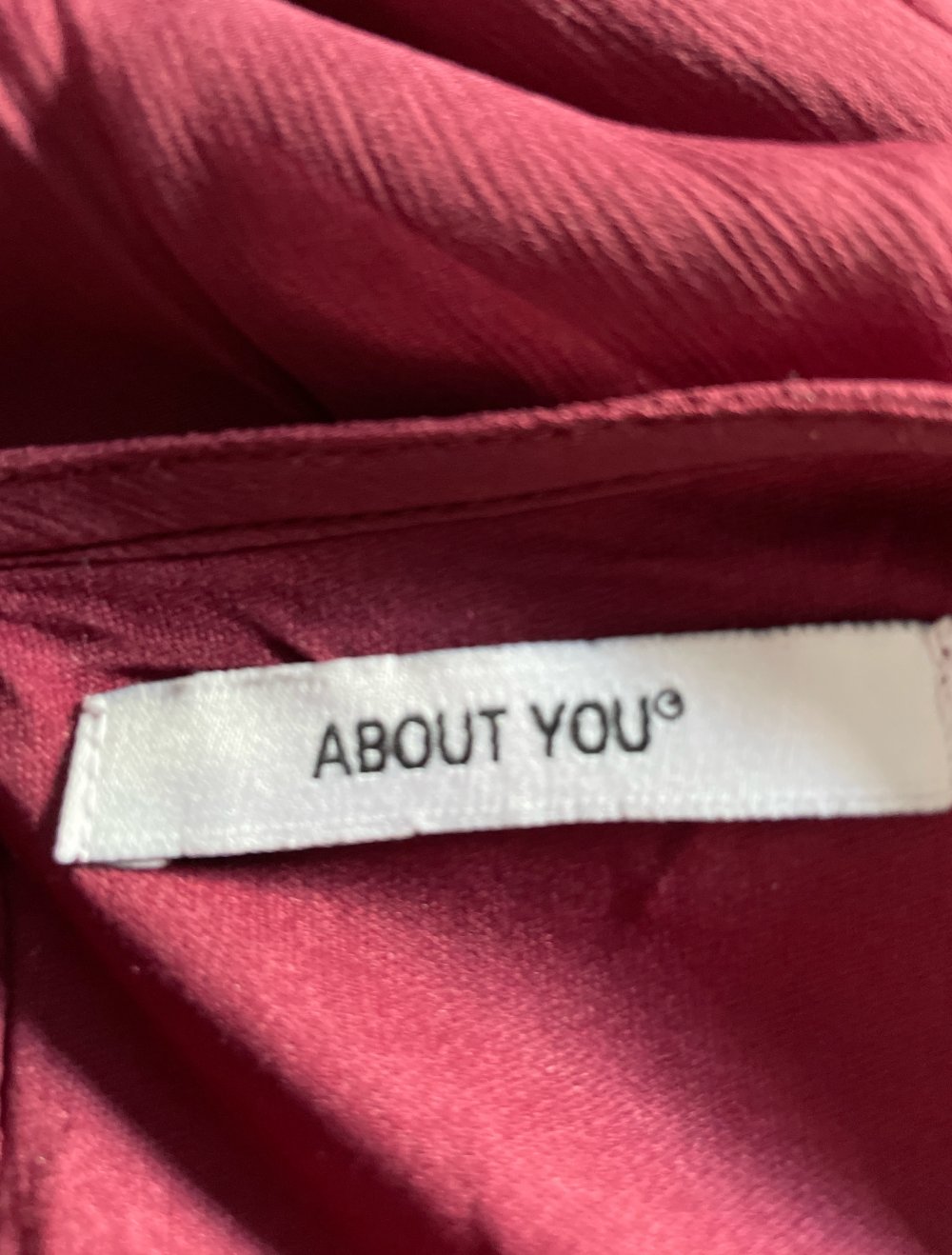 dunkelrotes Kleid Gr. 40