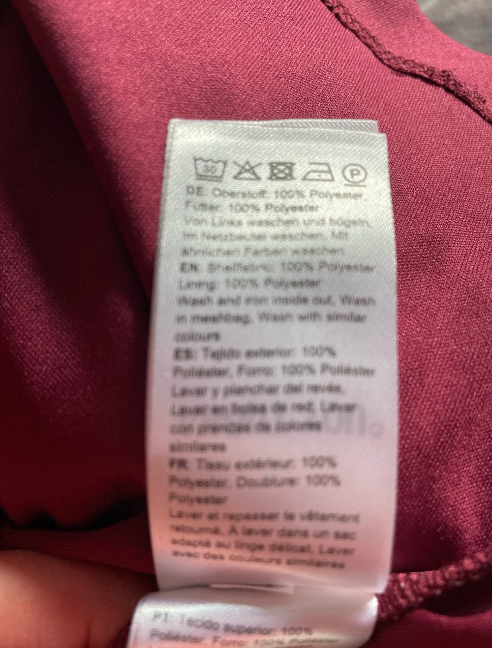 dunkelrotes Kleid Gr. 40