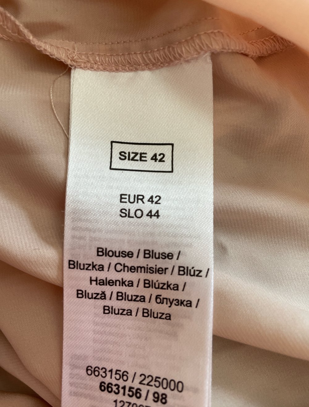 rosa Bluse Gr. 42