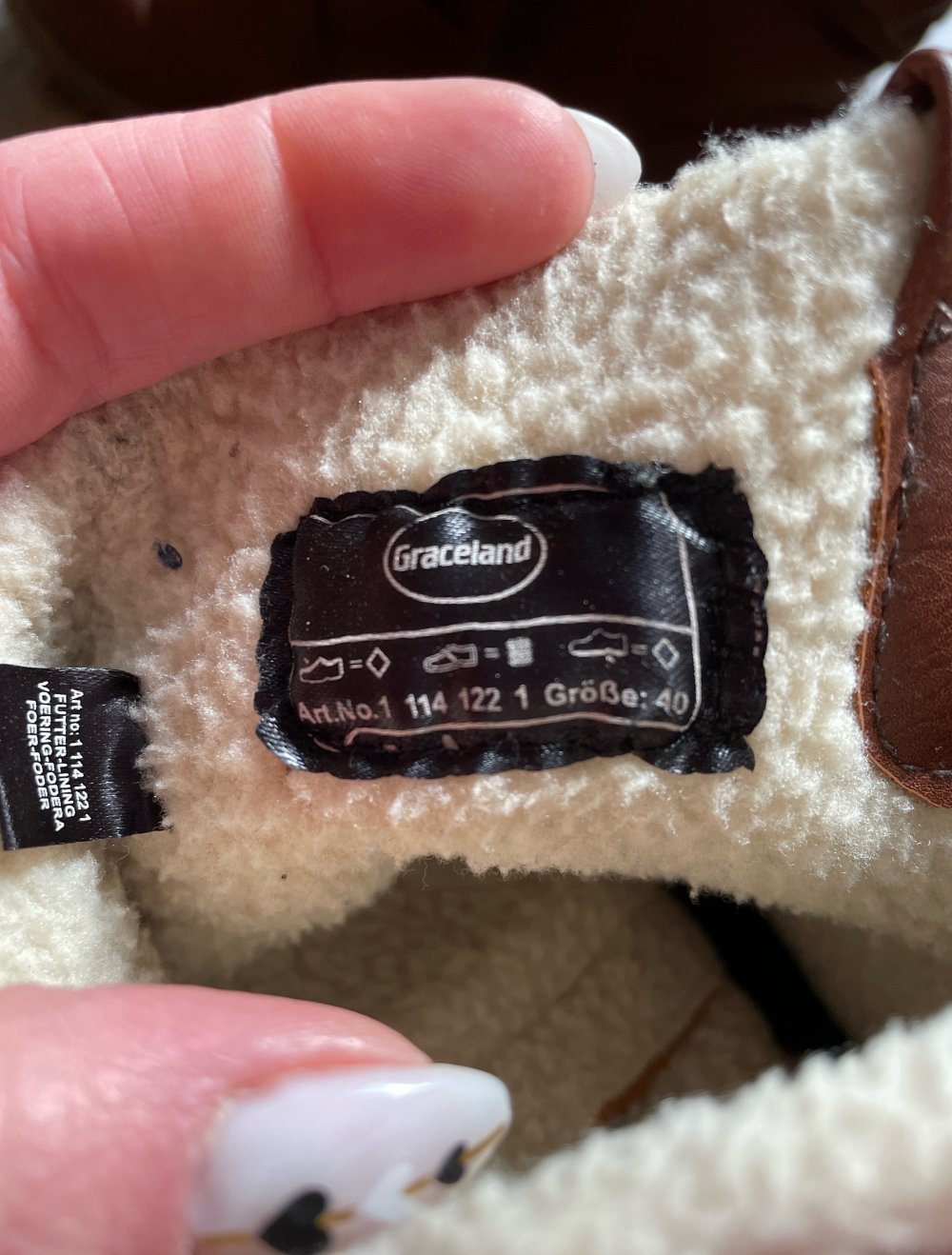 braune halbhohe Stiefel Gr. 40