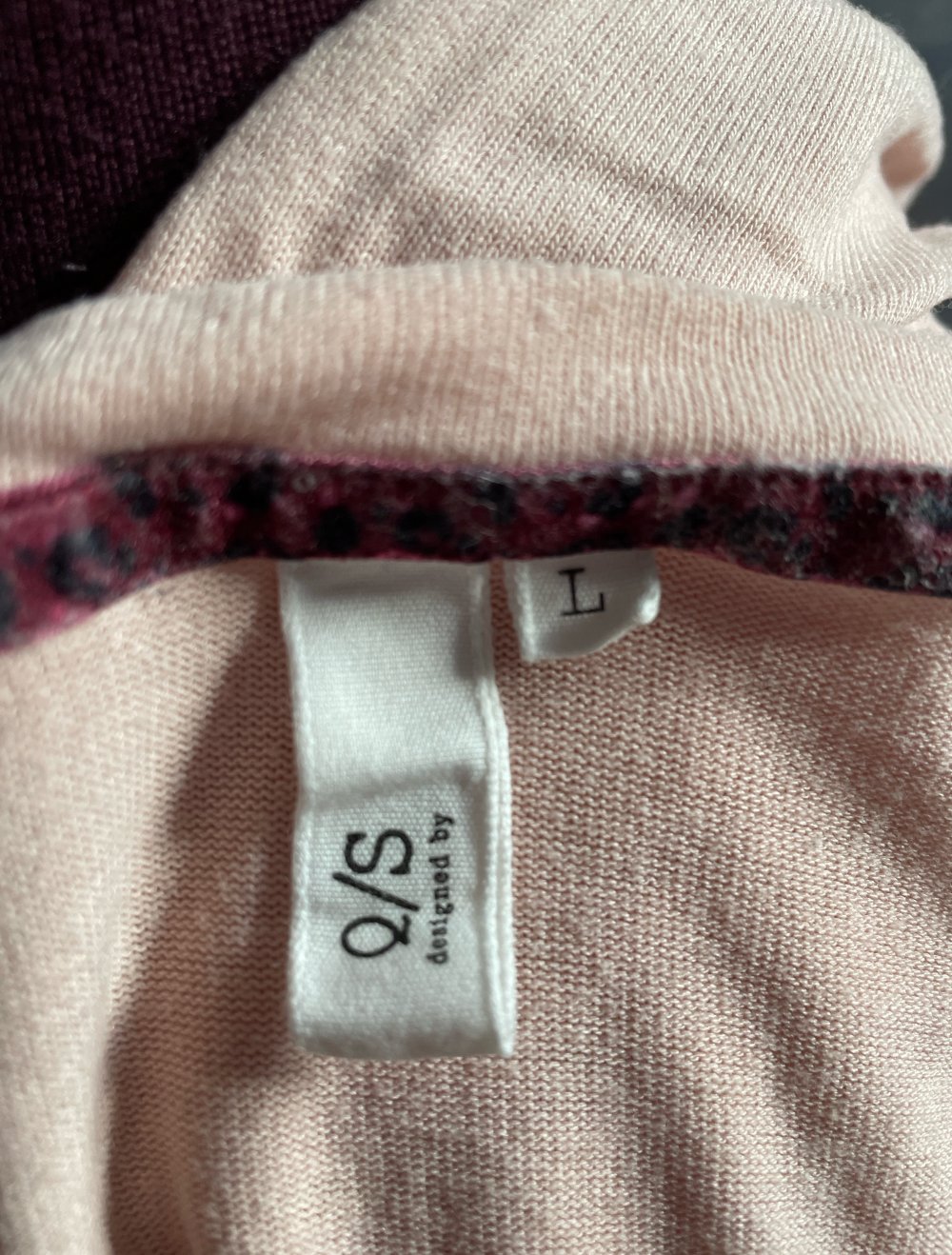 Langarmshirt rosa Gr. L