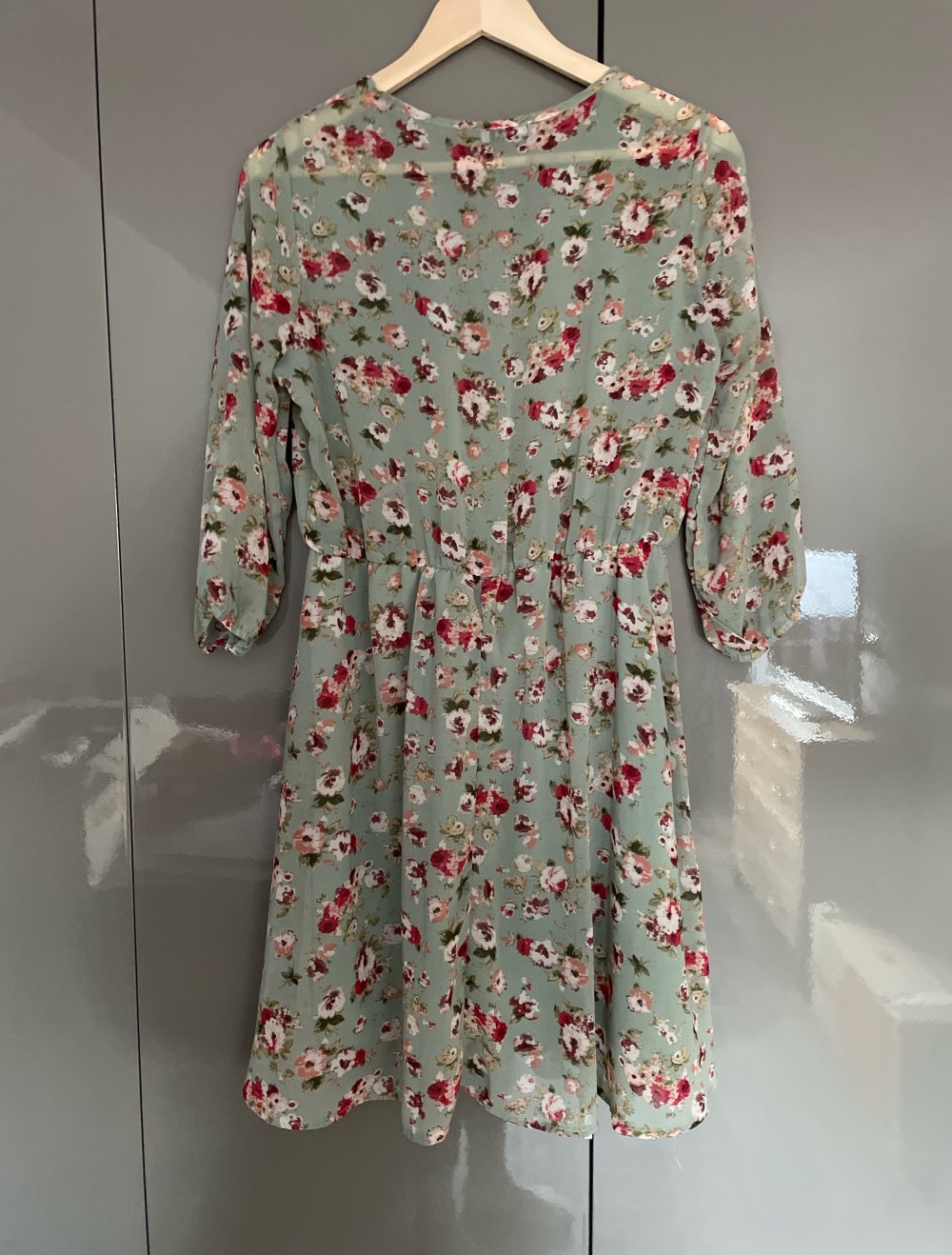 blaues Blümchenkleid Gr. M