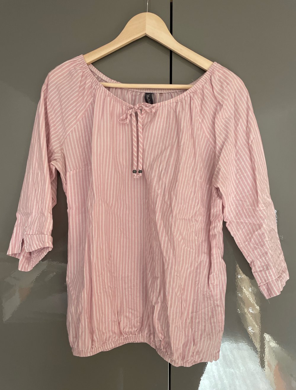 rosa gestreifte Bluse Gr. 42