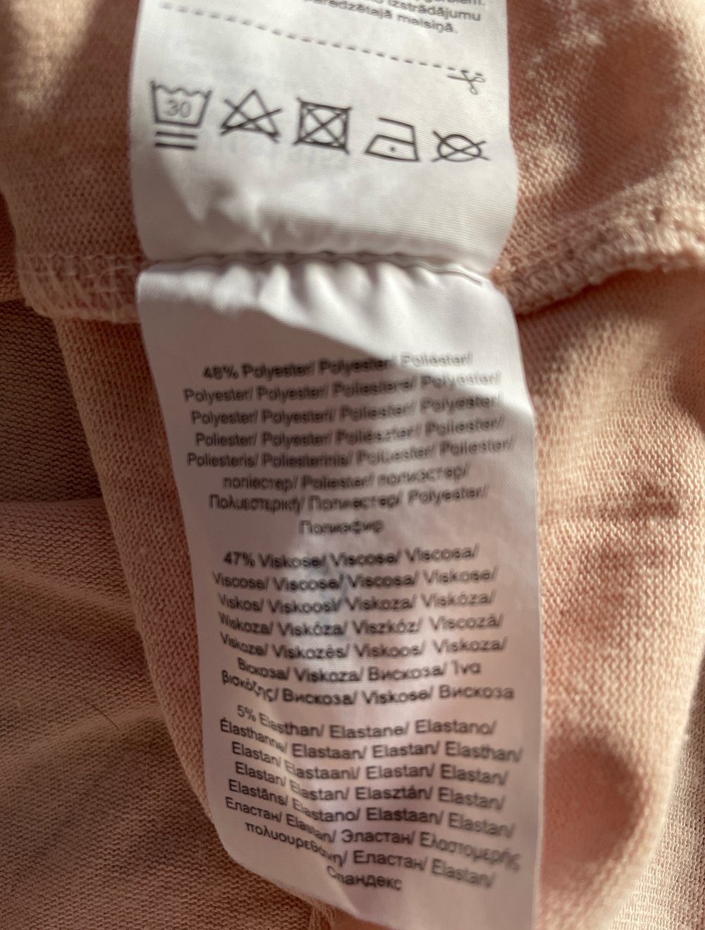 Langarmshirt rosa Gr. L