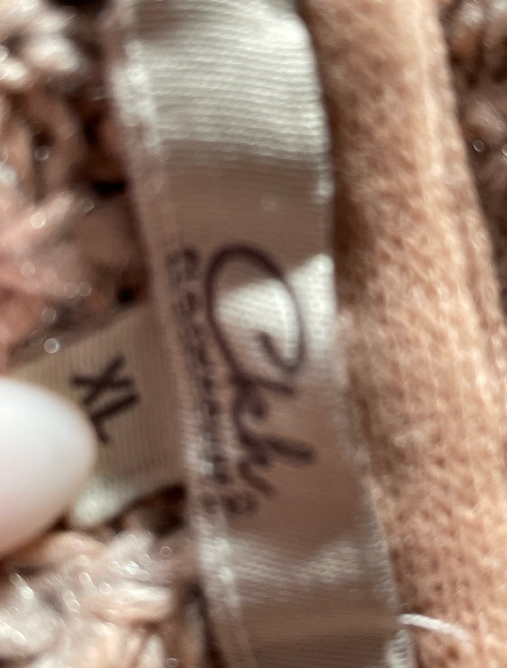 rosa Strickpullover Gr. L-XL