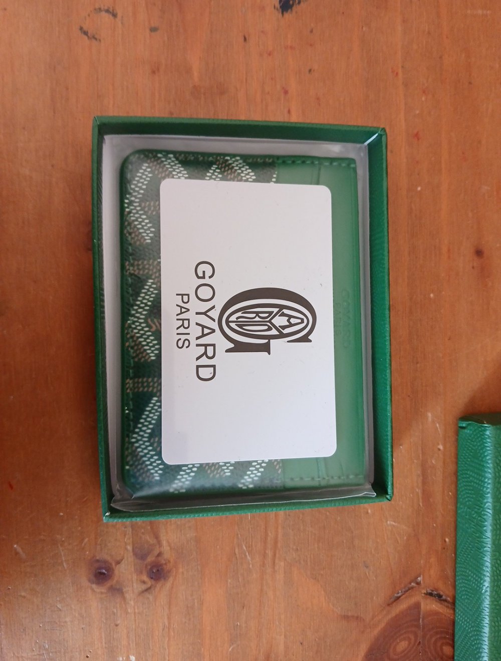 Goyard Portemonnaie grün