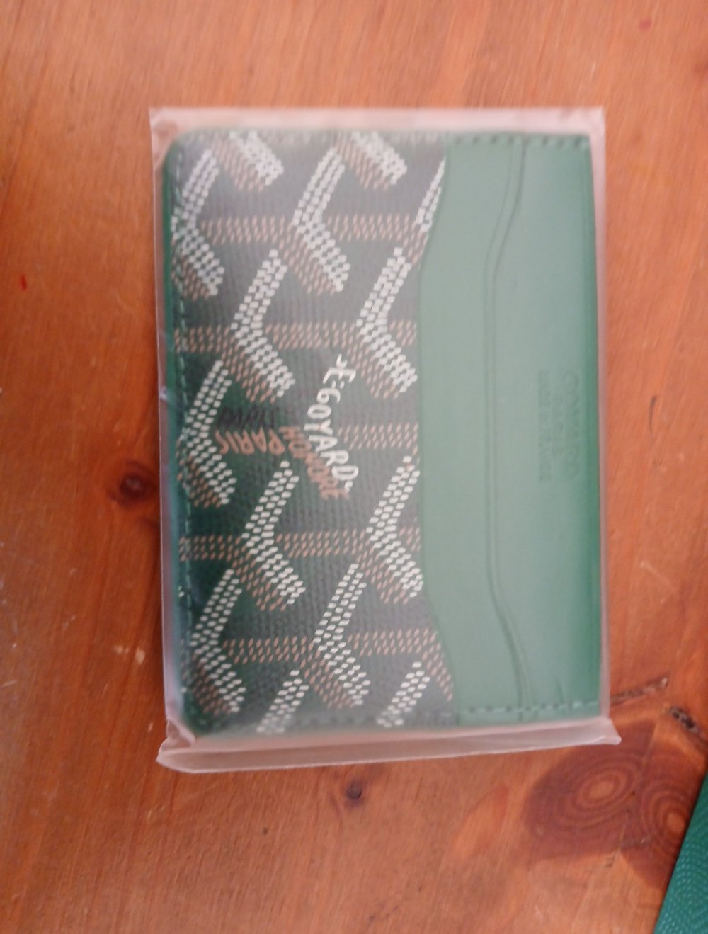 Goyard Portemonnaie grün