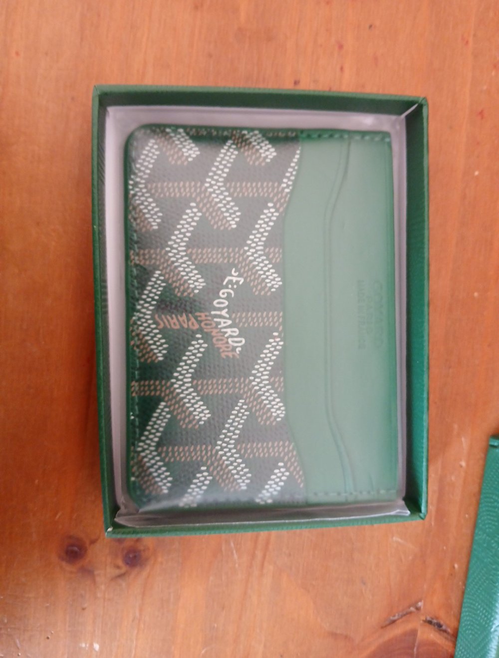 Goyard Portemonnaie grün