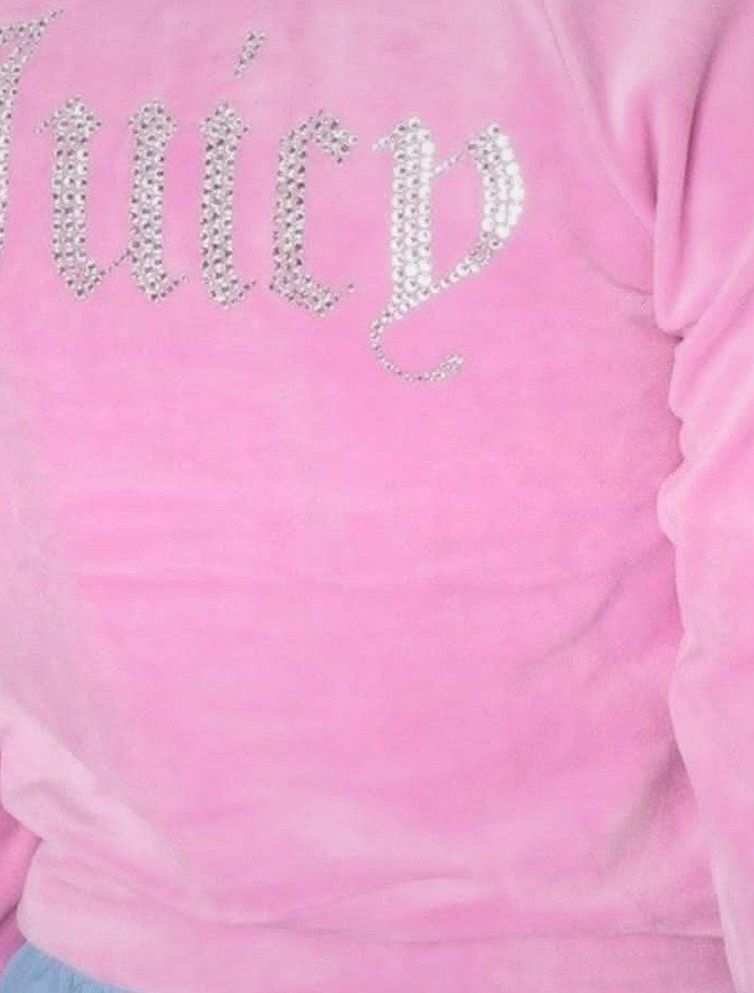 Juicy Couture velour Sweatshirt pullover pink
