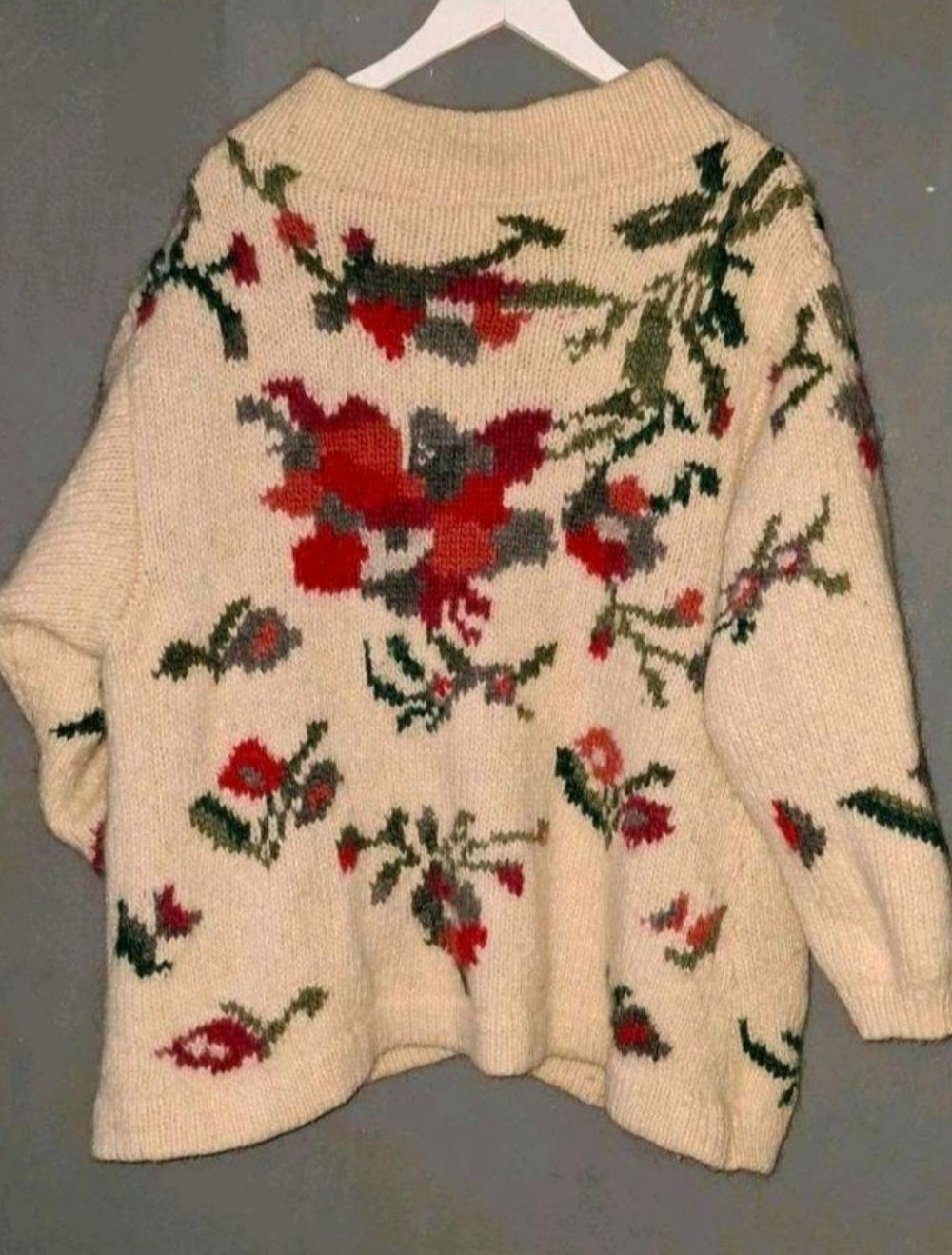 Original Vintage Strickjacke, Größe 42, 44