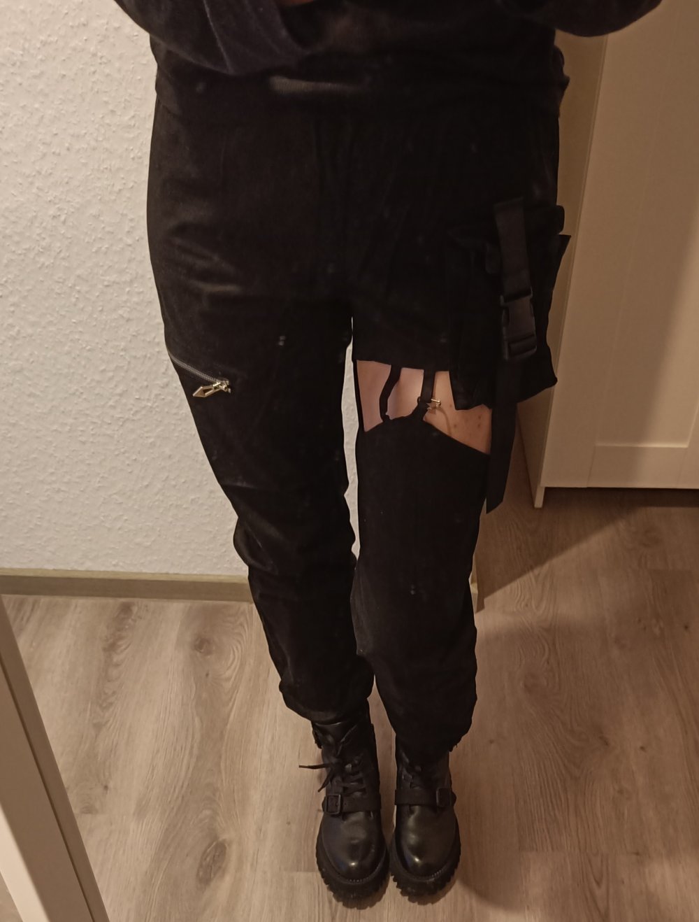 Hose Dark in Love Rar Bondage Wasteland Gothic Cyber Techwear Postapocalypse Dystopian Np99€