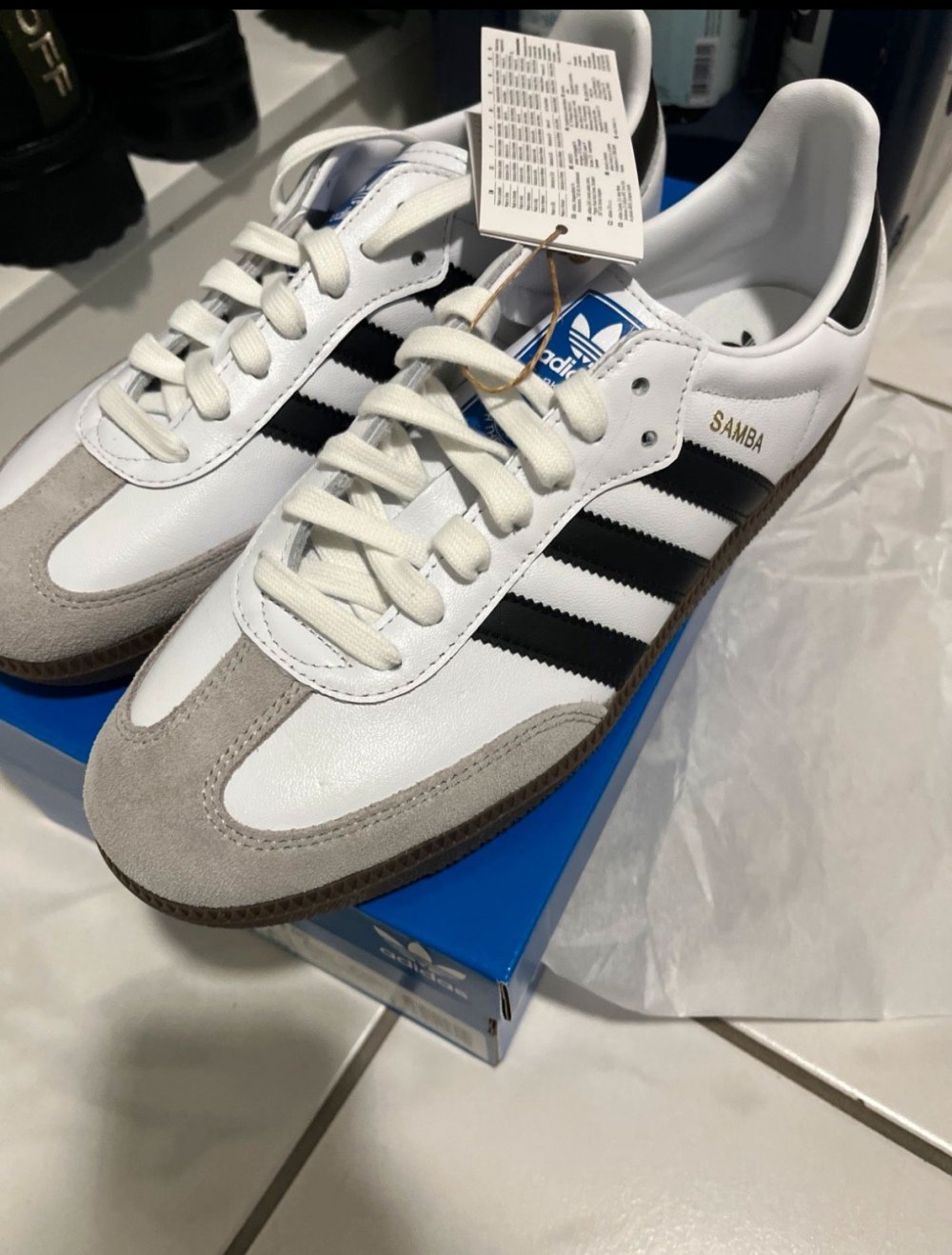 Adidas Samba OG schwarz weiß