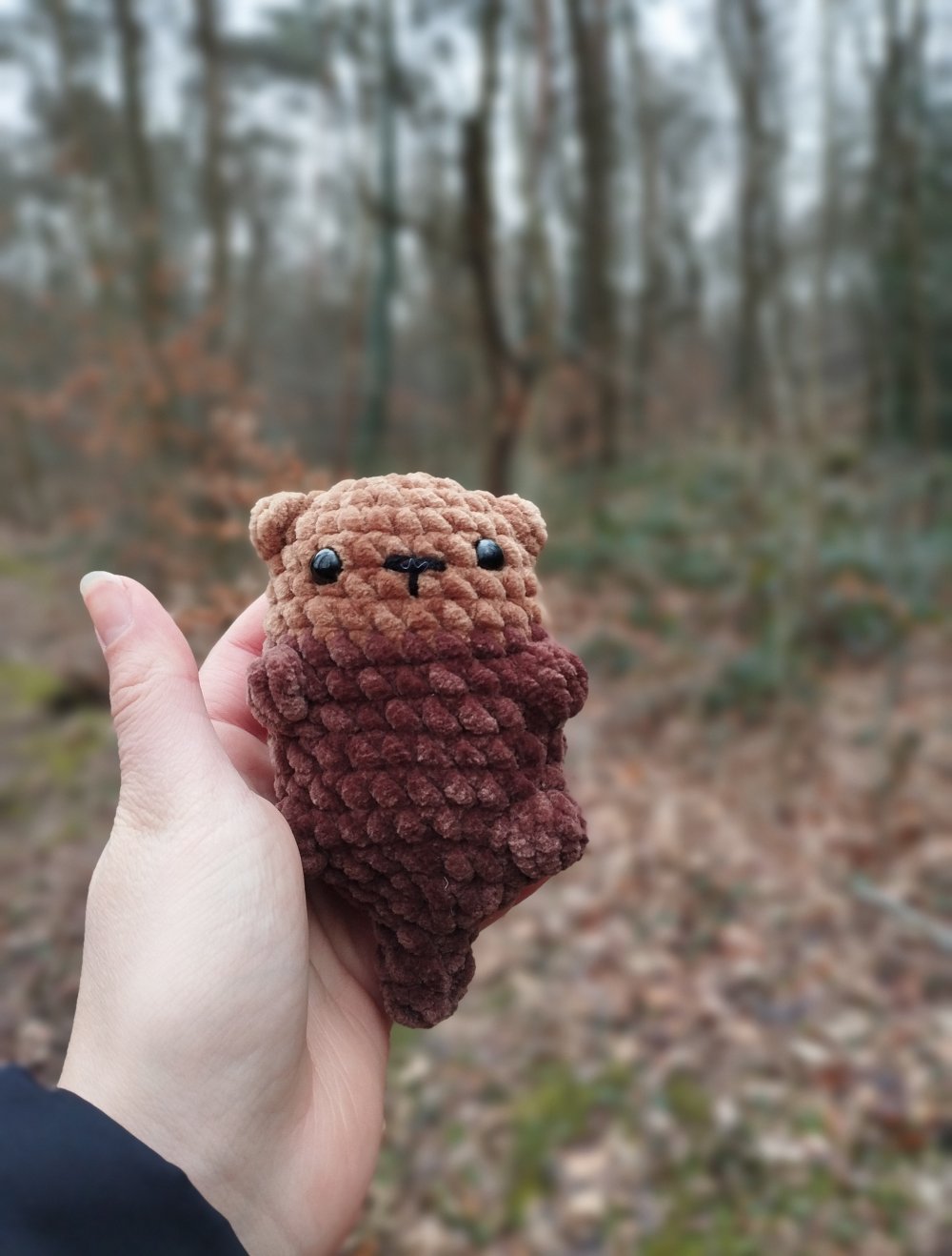 Otter Kuscheltier Amigurumi selfmade gehäkelt