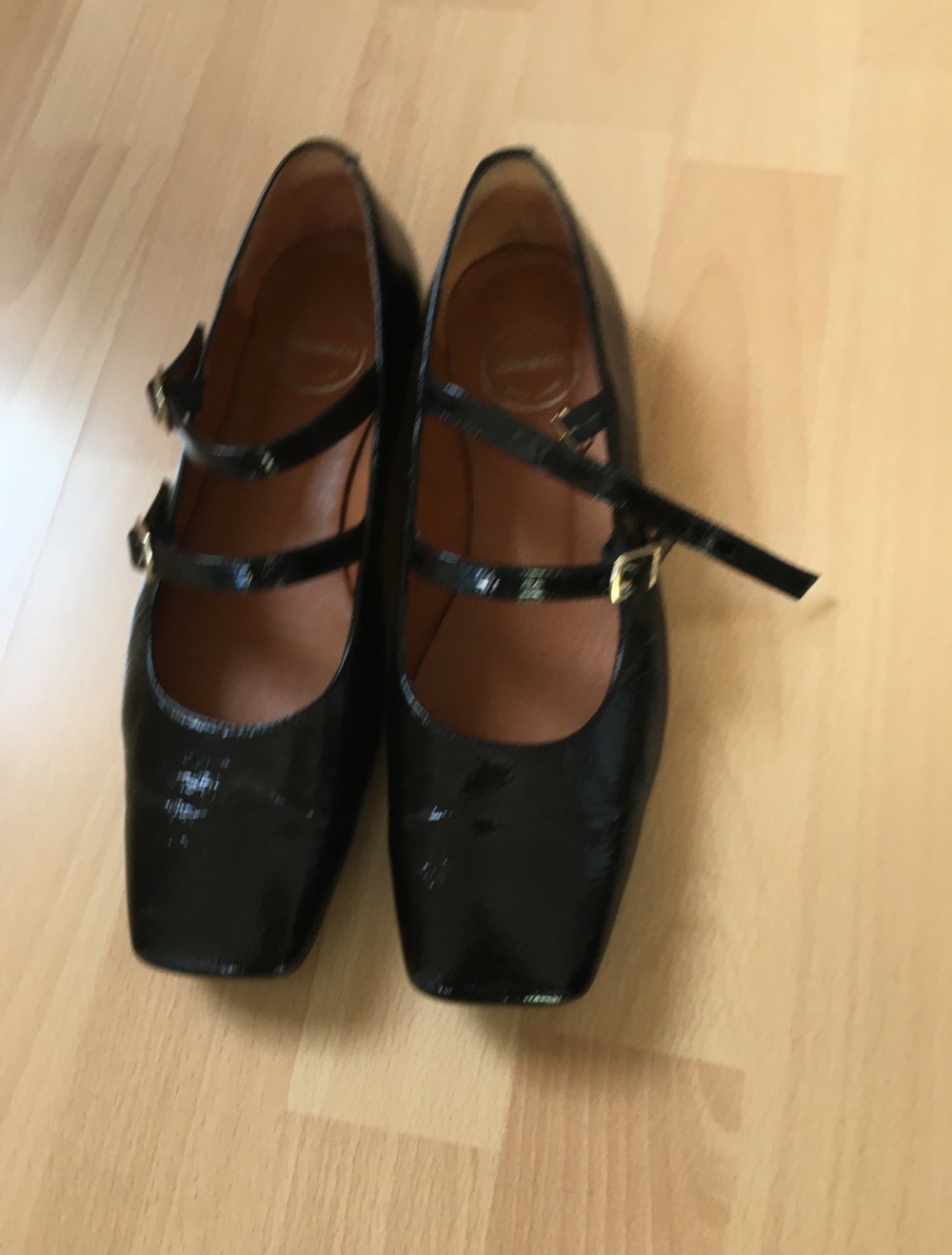 sarenza Ballerina Gr.38 schwar/lack