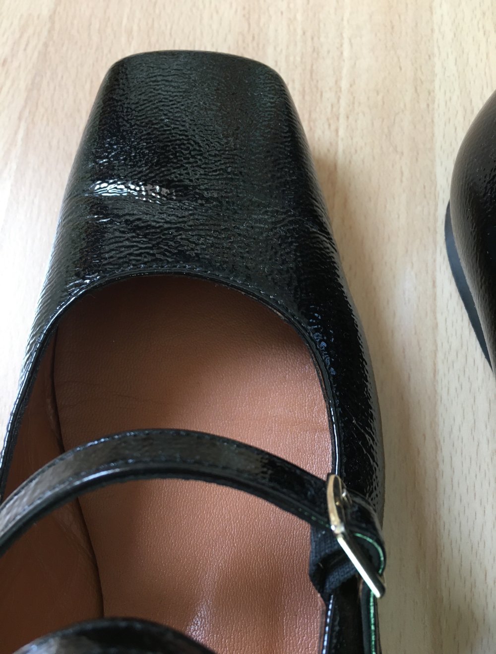 sarenza Ballerina Gr.38 schwar/lack