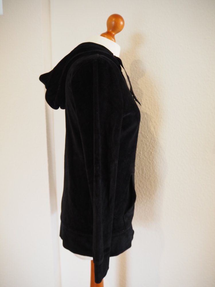 Samt-Hoodie (auch für Mottopartys)