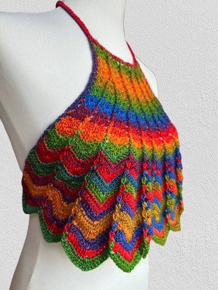 Sommertop Top Regenbogen für heiße Tage - Unikat ????