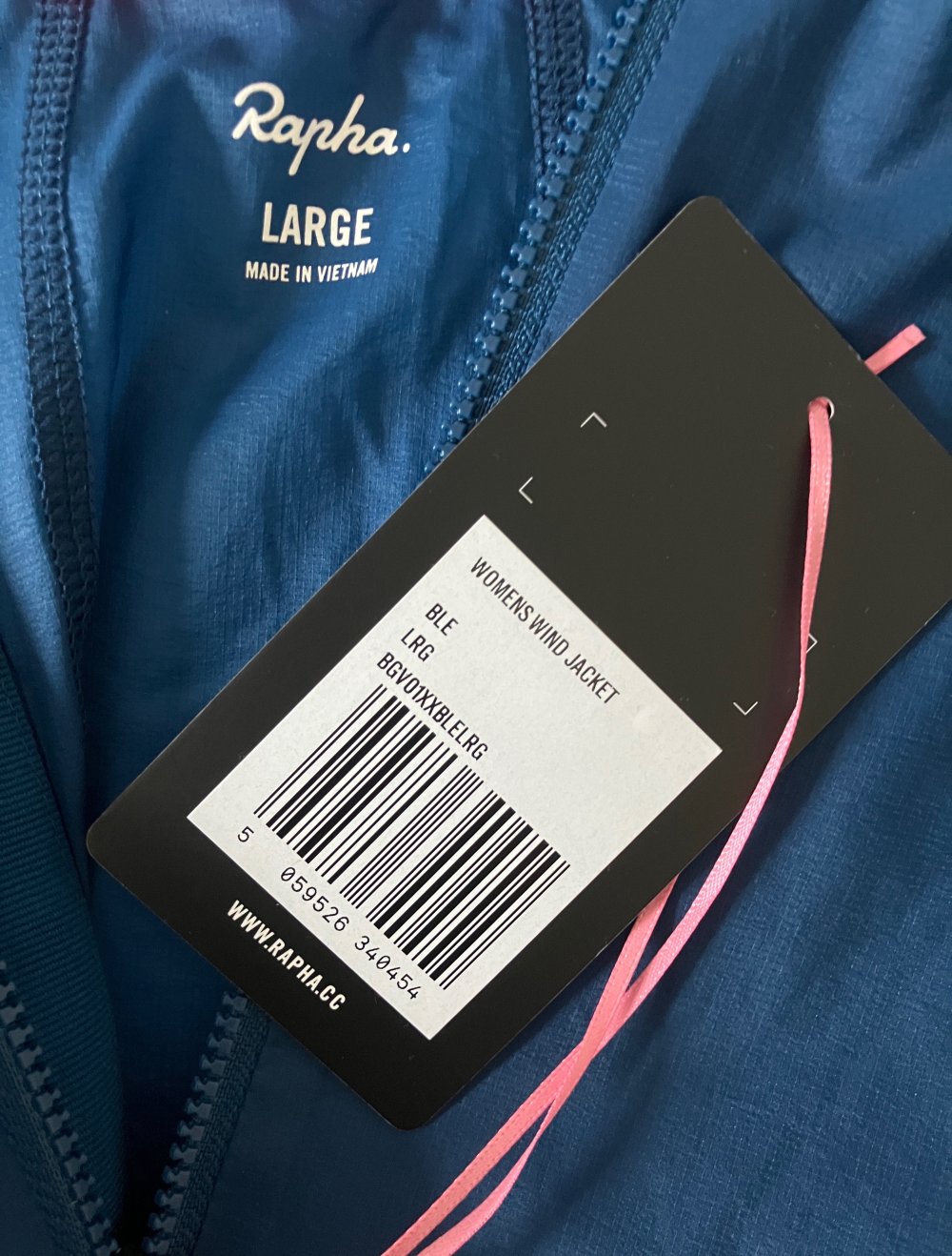 Rapha Rad MTB Rennrad Jacke Damen blau L Windstopper statt 170 eur