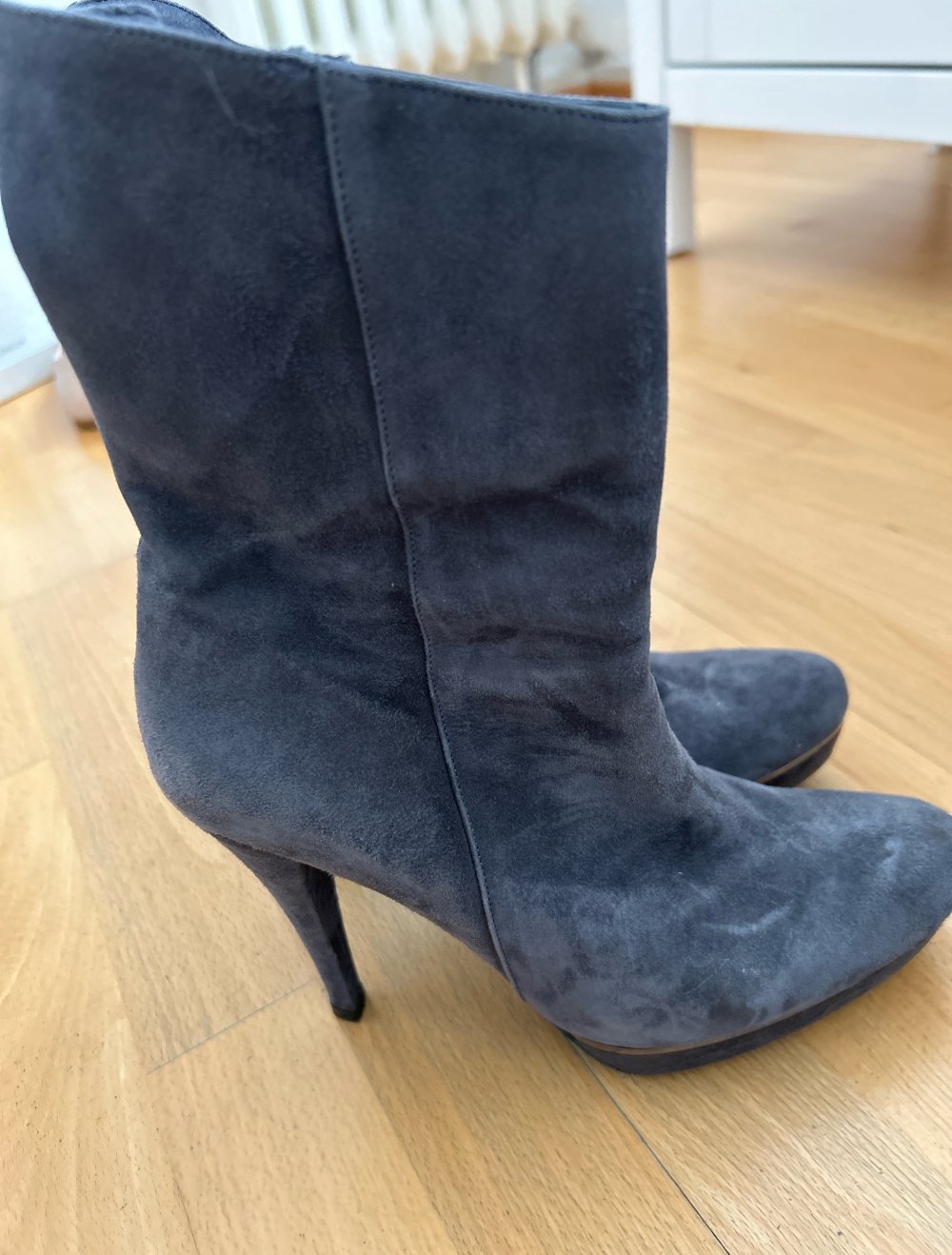 italienische Stiefeln mit hohem Absatz