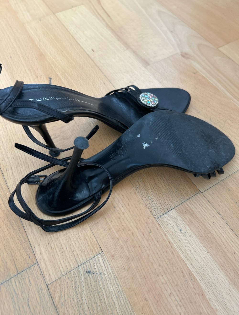 festliche Sandalen mit hohem Absatz