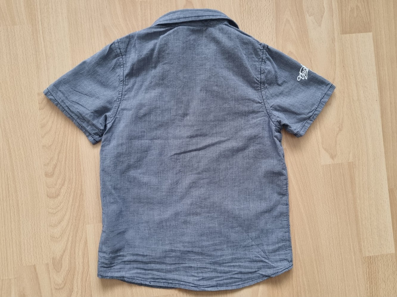 Kurzarm Hemd, Hemd mit kurzen Ärmeln von Topolino, Größe 116