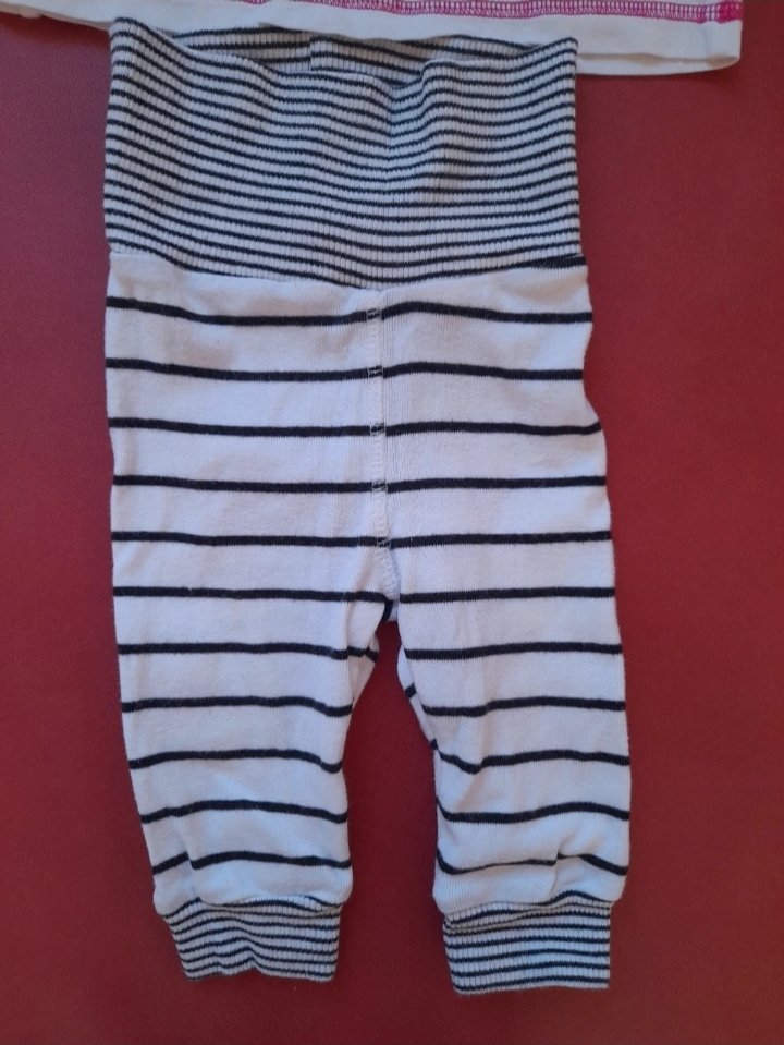 Set 5 Teile Frühlingsgefühle Hosen Langarmshirts Body H&M HundM 62