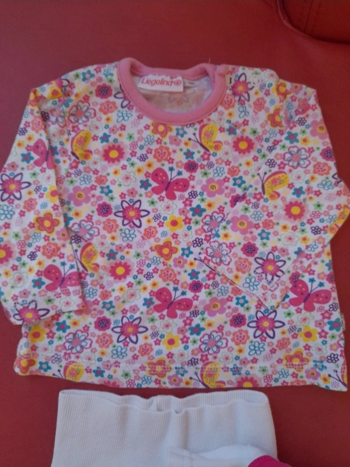 Set 5 Teile Frühlingsgefühle Hosen Langarmshirts Body H&M HundM 62