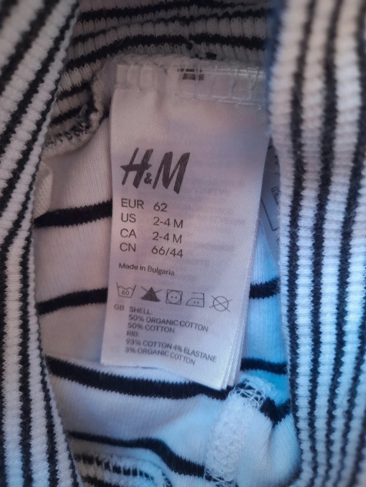 Set 5 Teile Frühlingsgefühle Hosen Langarmshirts Body H&M HundM 62