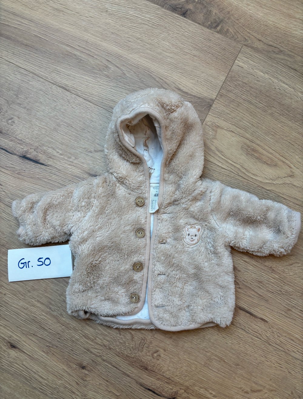 Teddyjacke mit Giraffe Sophie